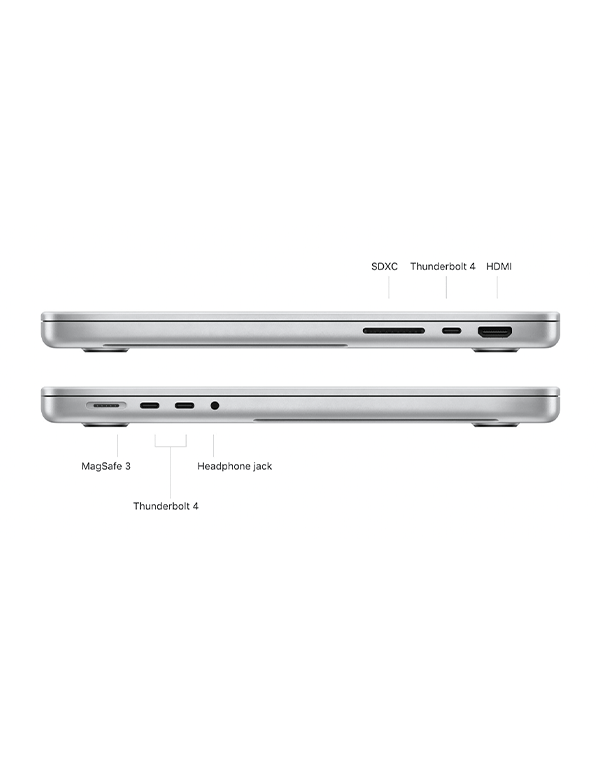 MacBook Pro (2021) With 14-Inch M1 Pro Chip 16GB RAM/512GB SSD KeyBoard (Arabic/English)