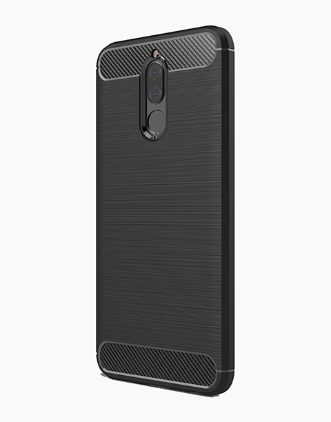 Armor By iPaky Flexible Slim Case Anti-fingerprint &amp; Anti-shocks For Mate 10 Lite - Black