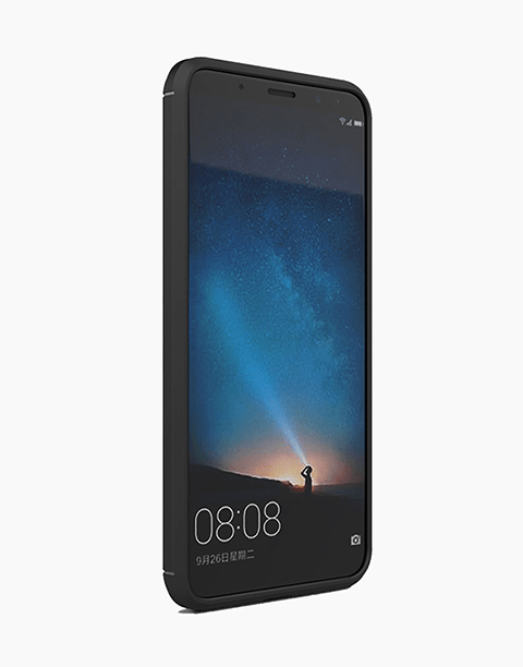 Armor By iPaky Flexible Slim Case Anti-fingerprint &amp; Anti-shocks For Mate 10 Lite - Black