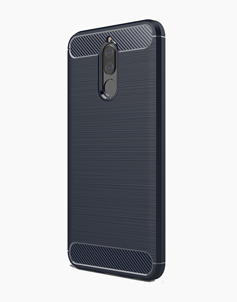 Blue Armor by iPaky flexible slim case for Mate 10 Lite, featuring anti-fingerprint and anti-shock protection.