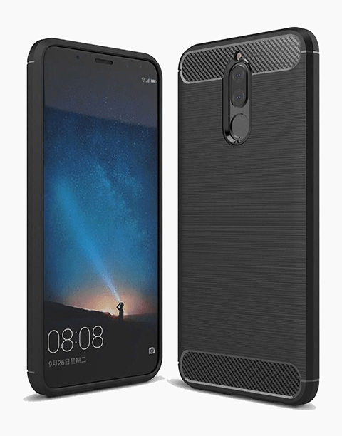 Armor By iPaky Flexible Slim Case Anti-fingerprint &amp; Anti-shocks For Mate 10 Lite - Black
