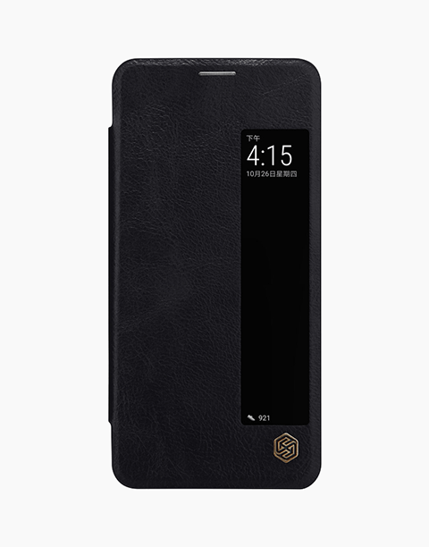 Qin Leather By Nillkin Smart Cover For Mate 10 Pro - Black
