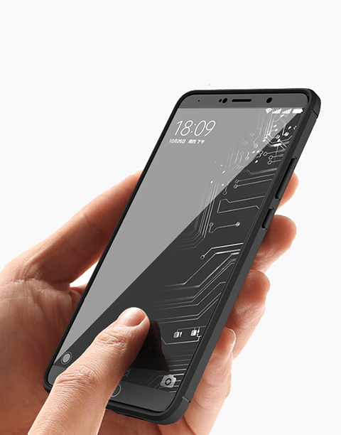 Armor By iPaky Flexible Slim Case Anti-fingerprint &amp; Anti-shocks For Mate 10 Pro - Black