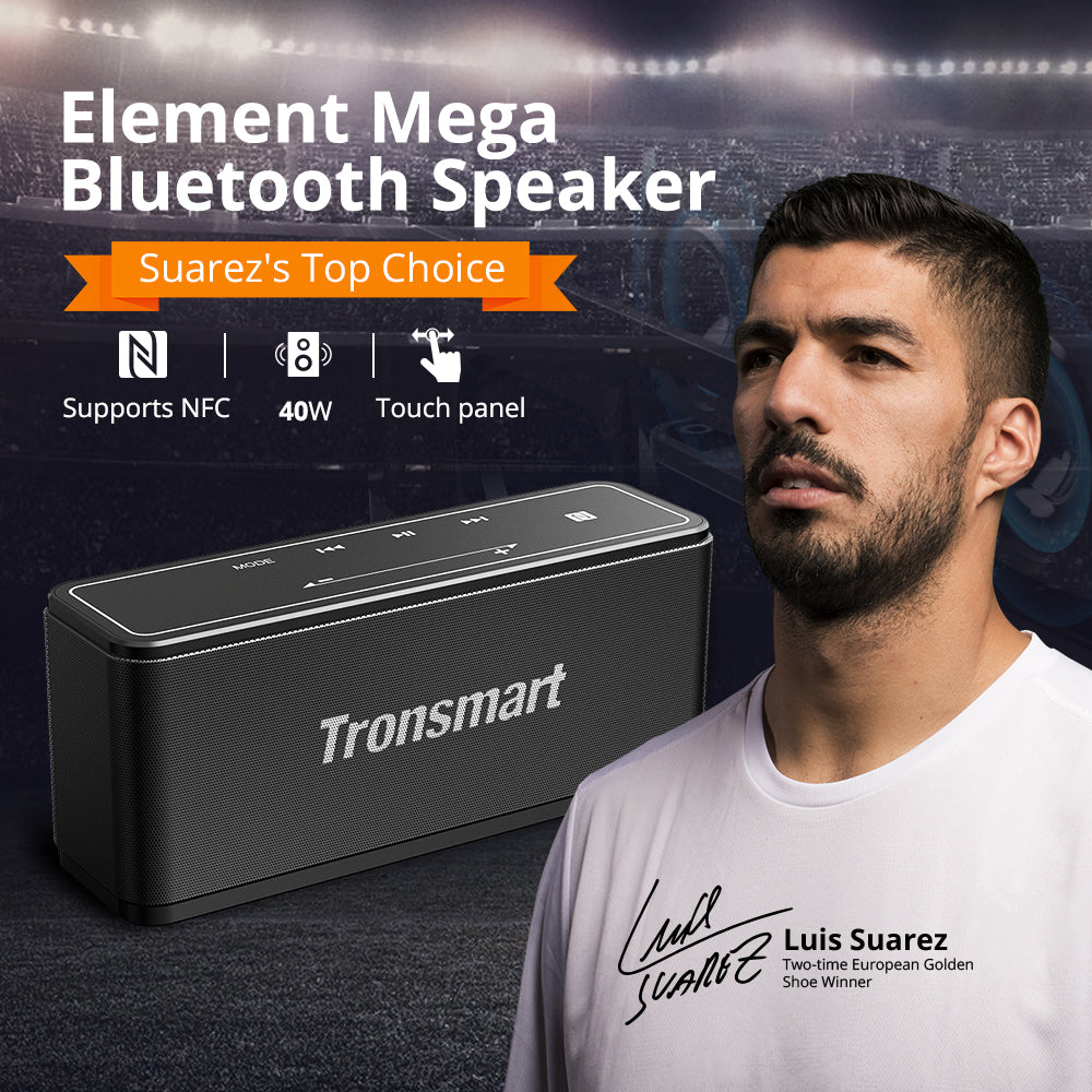 Tronsmart Mega SoundPulse™ 40w Portable Bluetooth Speaker, touch control , 15h