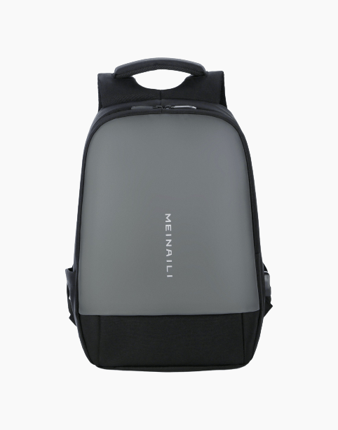 MEINAILI 1801 Laptop Backpack -15.6 Inch – USB Charging Port Black/Gray