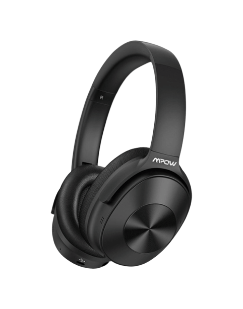 Mpow H12 Hybrid Active Noise Cancelling Headphones Long Battery 30H Black