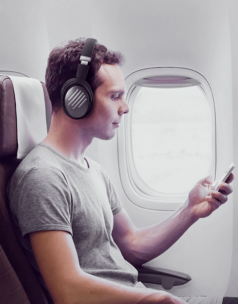 MPOW H16 Holo Active Noise-Cancelling Headphone Long Battery 30H Black
