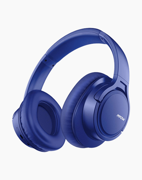 Mpow H7 Noise Cancelling  Wireless Headphone, Long Battery 15H, Aux Port Blue