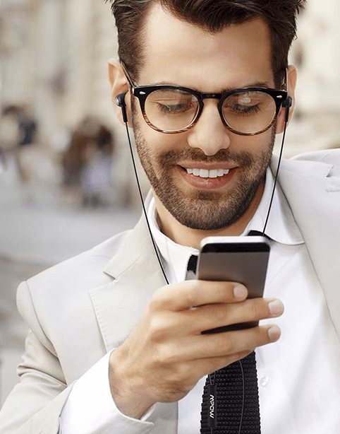 Mpow MPPA025AB Wired Earphones With Mic Black Smartkoshk Stores