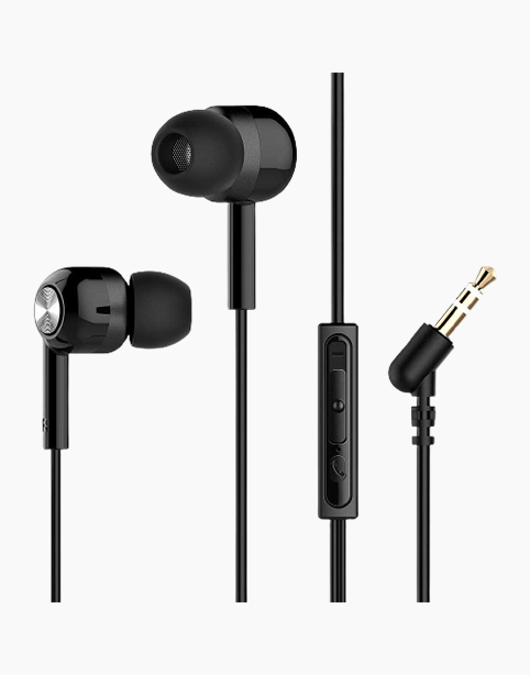 Mpow MPPA025AB Wired Earphones With Mic - Black
