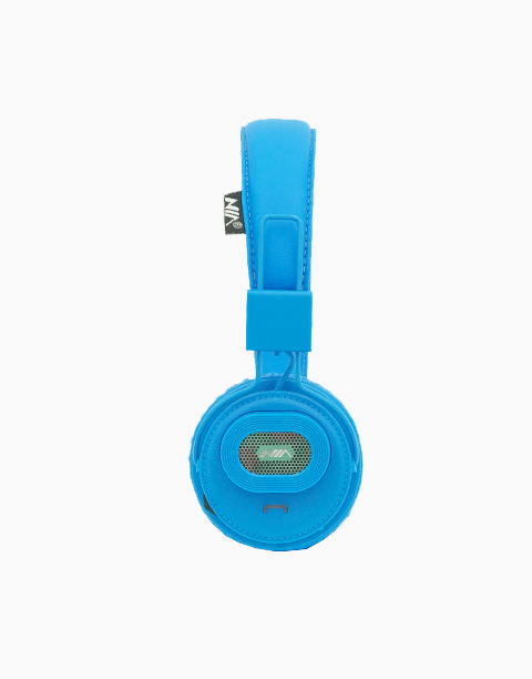 X5SP By NIA Wireless Headphone, Speaker, FM Radio, Aux, Memory Card Blue