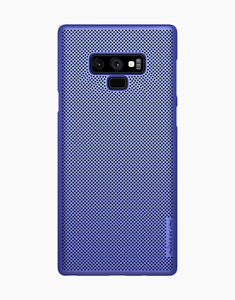 Air Series Breathable Cooling Mesh Case, Hard PC Ultra Slim For Note 9 - Blue