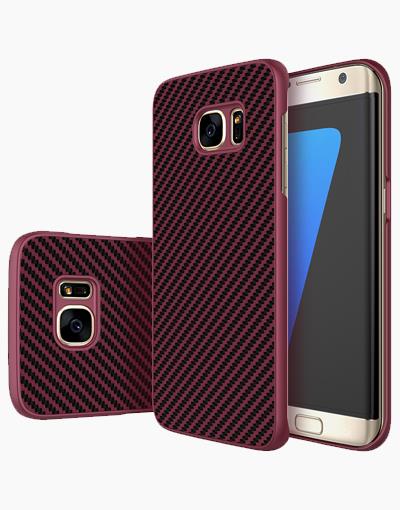 S7 Edge Synthetic Fiber Red