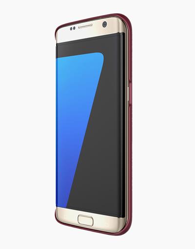 S7 Edge Synthetic Fiber Red