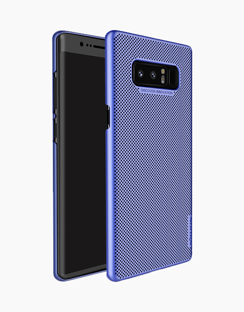 Air Series Breathable Cooling Mesh Case, Hard PC Ultra Slim For Note 8 - Blue