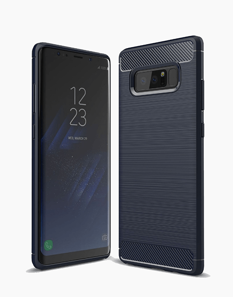 Armor By iPaky Slim Case Anti-fingerprint &amp; Anti-shocks For Note 8 – Navy