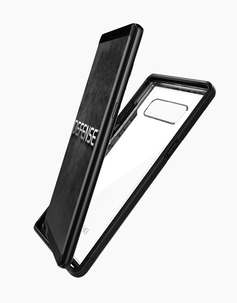 Defense Shield by X-Doria Anti Shocks Case Up To 3M For Galaxy Note 8 - T/Black