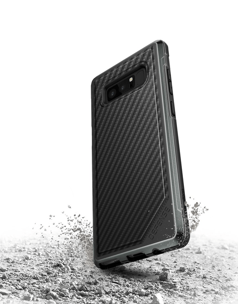 Defense Lux Carbon by X-Doria Anti Shocks Case Up To 3M For Galaxy Note 8 - Black