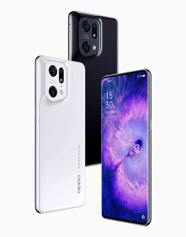   اوبو Find x5 5G شاشة FHD+ AMOLED بحجم 6.55 انش، كاميرا ثلاثية 50 ميجا بيكسل