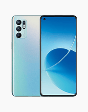 OPPO Reno 6 4G Dual SIM smartphone in sleek design, featuring 128GB storage and 8GB RAM.