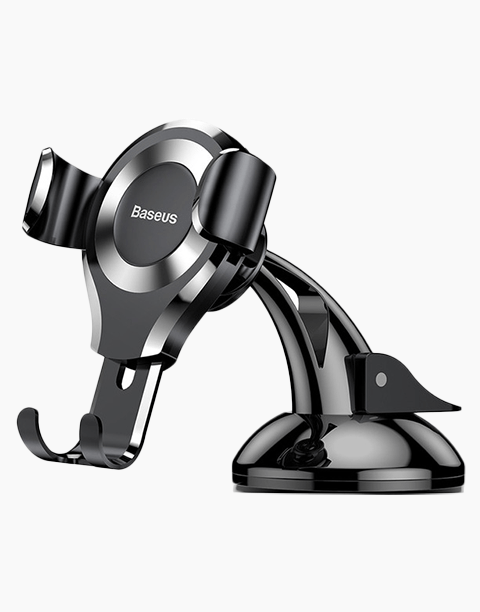 Baseus Osculum Type Gravity Car Mount Black/Silver
