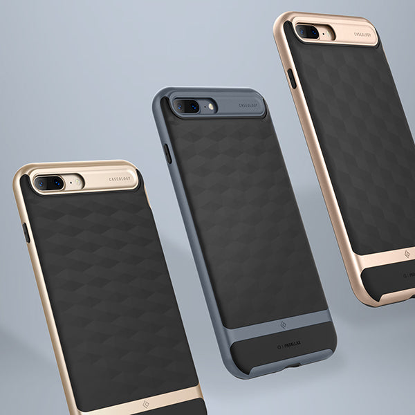iPhone 7 Plus Caseology Parallax Black / Deep Blue