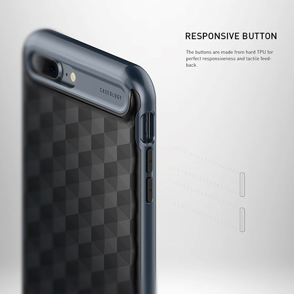 iPhone 7 Plus Caseology Parallax Black / Deep Blue