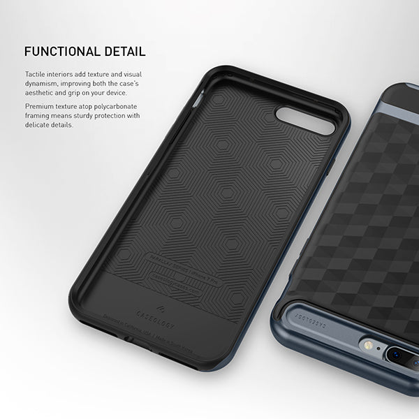 iPhone 7 Plus Caseology Parallax Black / Deep Blue