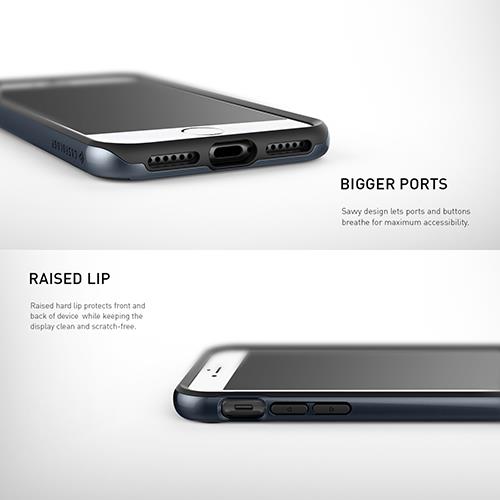 iPhone 7 Caseology Parallax Black / Deep Blue