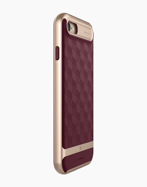iPhone 7 Caseology Parallax Burgundy / Frame Gold