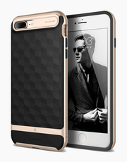 iPhone 7 Plus Caseology Parallax Black / Frame Gold