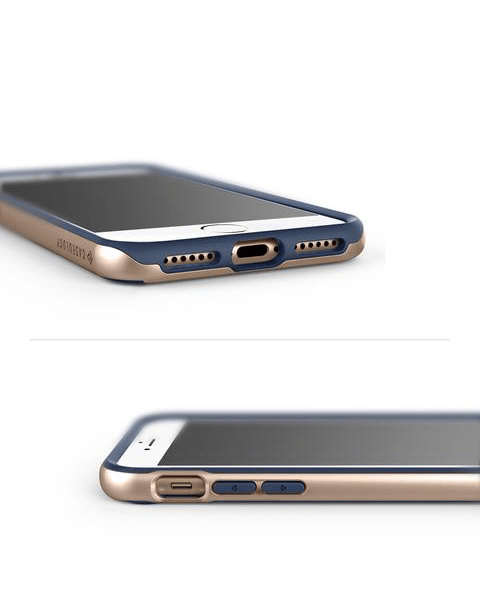 iPhone 7 Caseology Parallax Navy Blue / Frame Gold