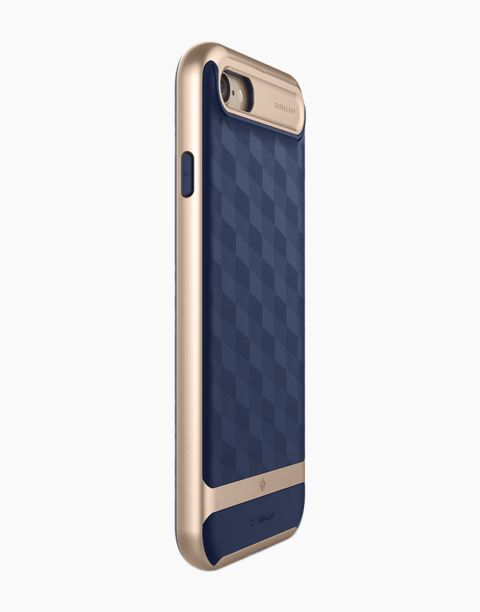 iPhone 7 Caseology Parallax Navy Blue / Frame Gold