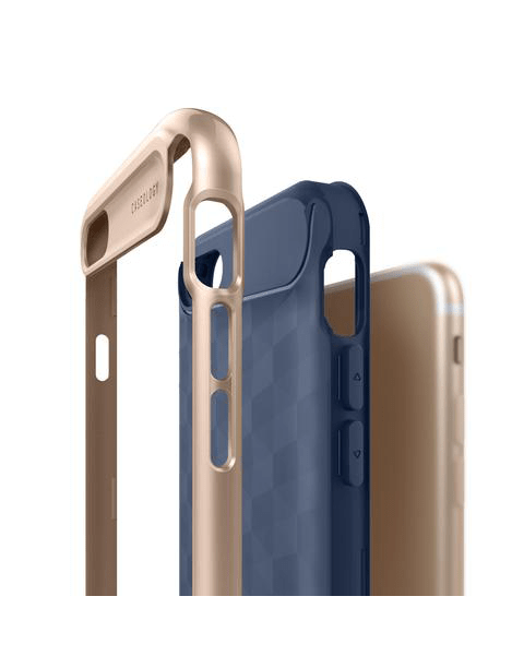 iPhone 7 Caseology Parallax Navy Blue / Frame Gold