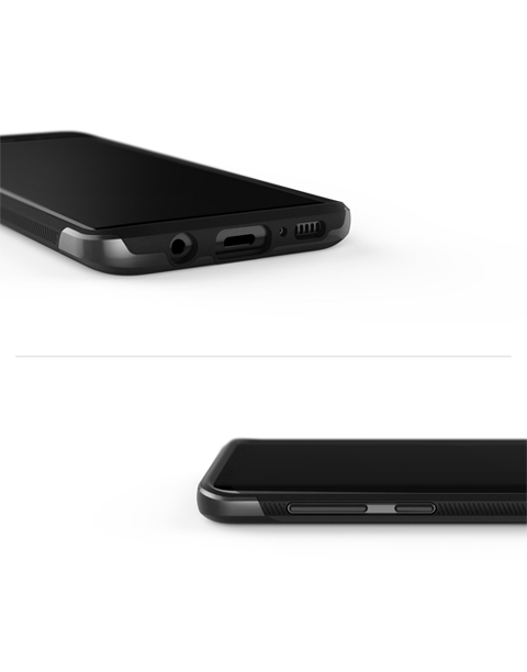 Parallax Series Original From Caseology Geometric Slim Fit Dual Layer Drop Protection For Galaxy S8 - Black