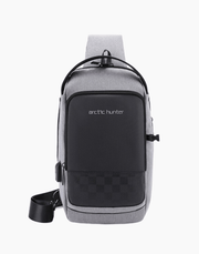 ARCTIC HUNTER Waterproof Men Chest Bag Gray