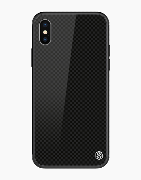 Tempered Plaid By Nillkin 2.5D Glass Back Same Natural Texture for iPhone X
