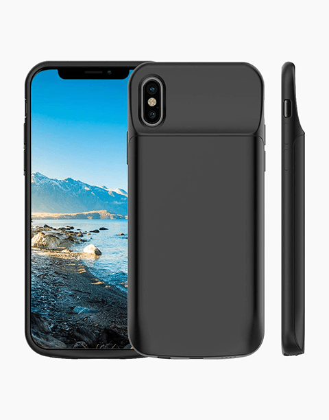 ROCK 6000mAh Power Bank Case for iPhone X | Xs , Ultra Slim External Backup Battery