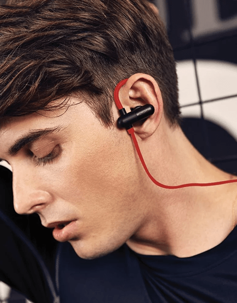 QCY QY11 Aptx HiFi 3D stereo earphones bass music headset bluetooth 4.1 Red