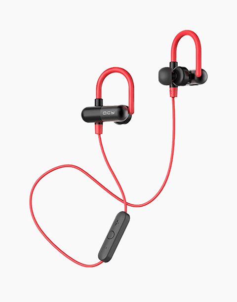 QCY QY11 Aptx HiFi 3D stereo earphones bass music headset bluetooth 4.1 Red