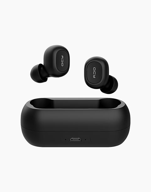 T1c By QCY Wireless Earbuds, Bluetooth 5.0, 3D Stereo Sound &amp; IPX4 Splash-proof