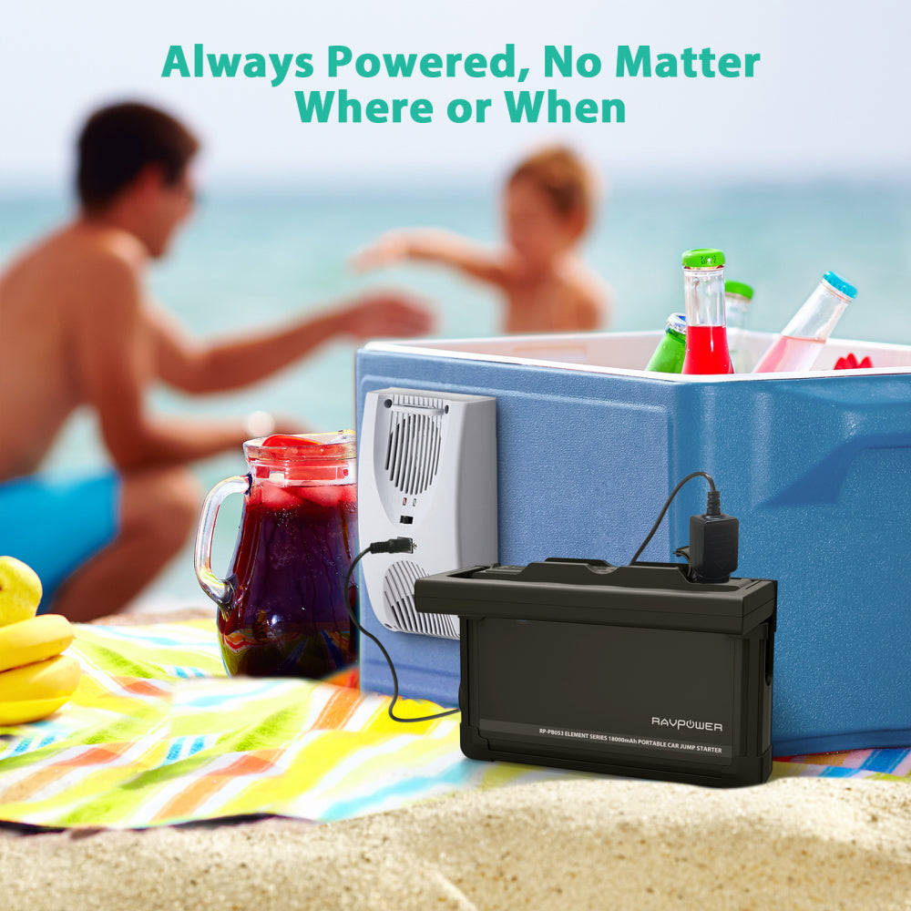 Ravpower RP-PB053 Jump Starter 18000mAh With LED Flash Lamp
