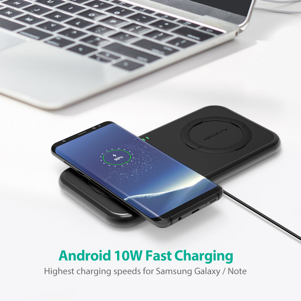 Ravpower PC065 Dual Fast Wireless Charger - Black