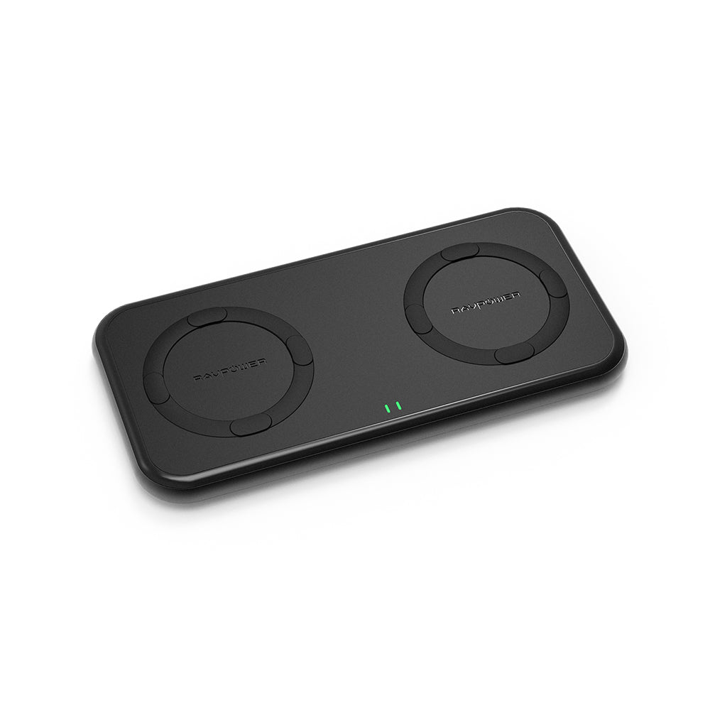 Ravpower PC065 Dual Fast Wireless Charger - Black