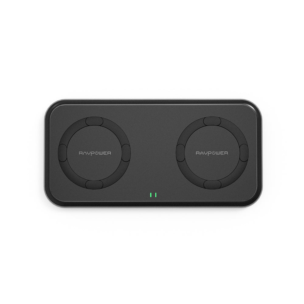 Ravpower PC065 Dual Fast Wireless Charger - Black