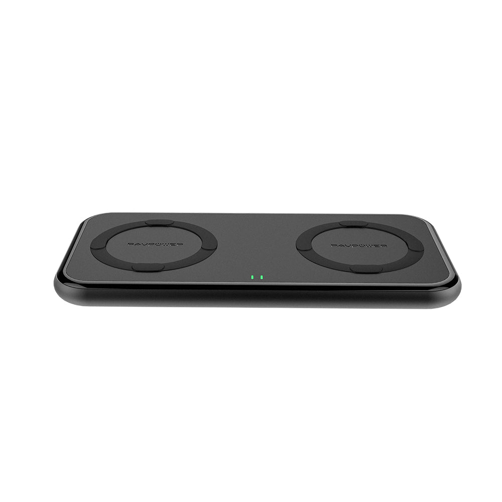 Ravpower PC065 Dual Fast Wireless Charger - Black