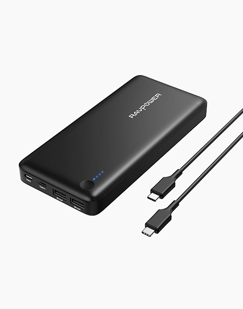 Ravpower USB-C ™ Power Bank 26800mAh PD 30W Type C Output can charger Macbook iSmart