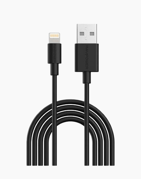 Lightning Cable By Ravpower MFI Apple Certified for iPhone/ iPad 2m Black