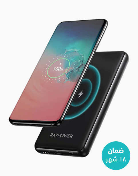 Ravpower Turbo RP-PB084 Wireless Power Bank 10,000mAh Black