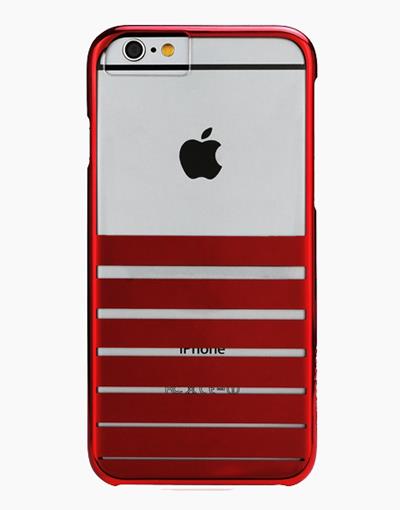 Red Smartkoshk Engage Plus case for iPhone 6/6s, with a sleek red design and precise cutouts for buttons and camera.